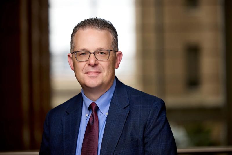 Philip R.O. Payne, PhD, Director, Institute for Informatics, Data Science and Biostatistics (I2DB) poses for a headshot at FLTC on March 3, 2026. Matt Miller/WashU Medicine