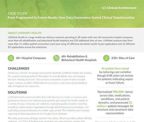 Clinical-Architecture-casestudy