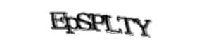 Security check image, please type the characters shown